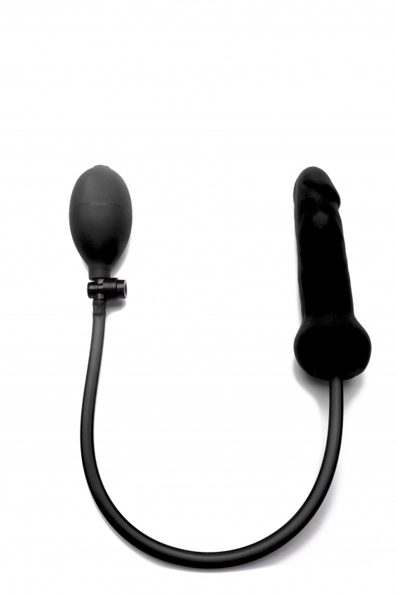 Fallo gonfiabile Inflatable Silicone Dong - Black