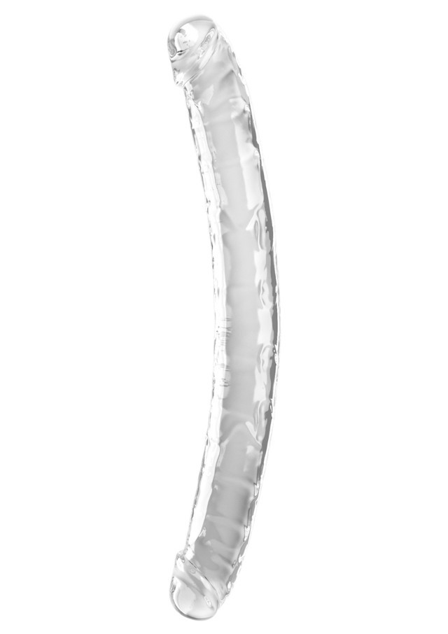Dildo doppio trasparente King Cock Double Dildo 18 Inch