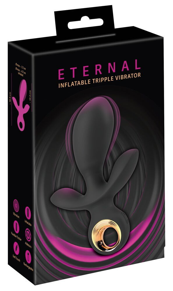 Triplo Vibratore Inflatable Triple Vibrator